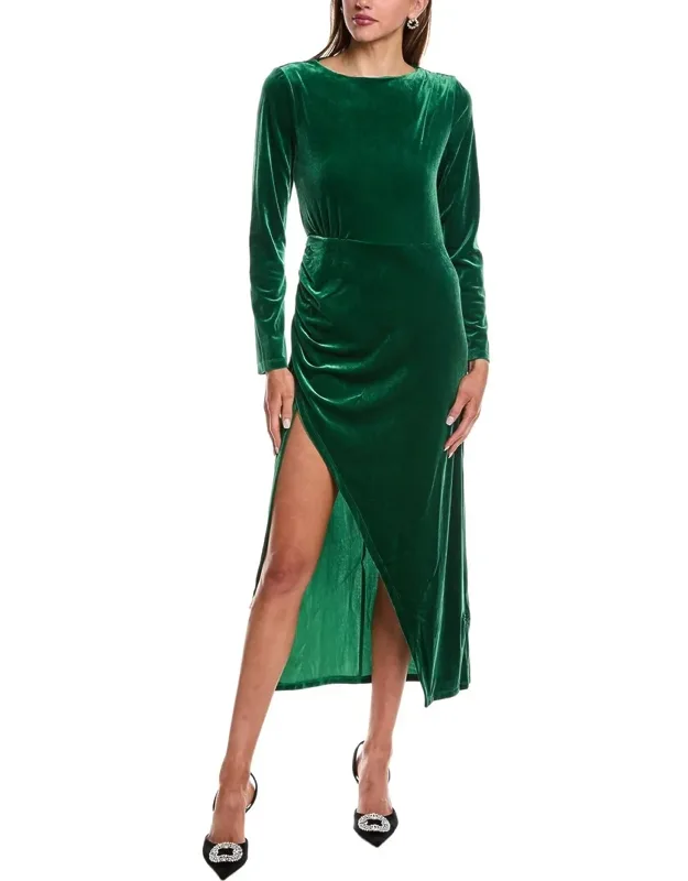 Velvet Midi Dress