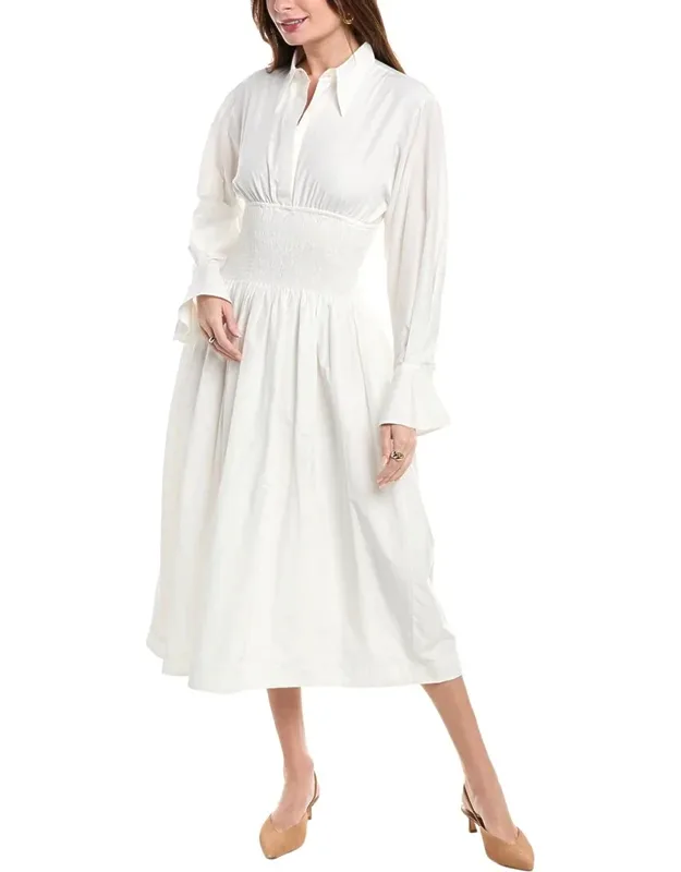 Cervo Silk-blend Midi Dress