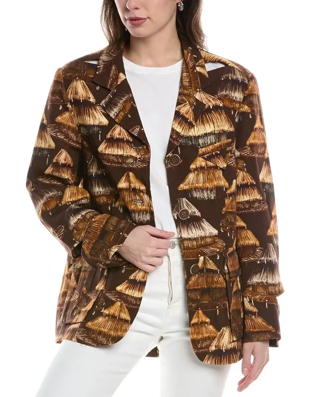 Cutout Blazer