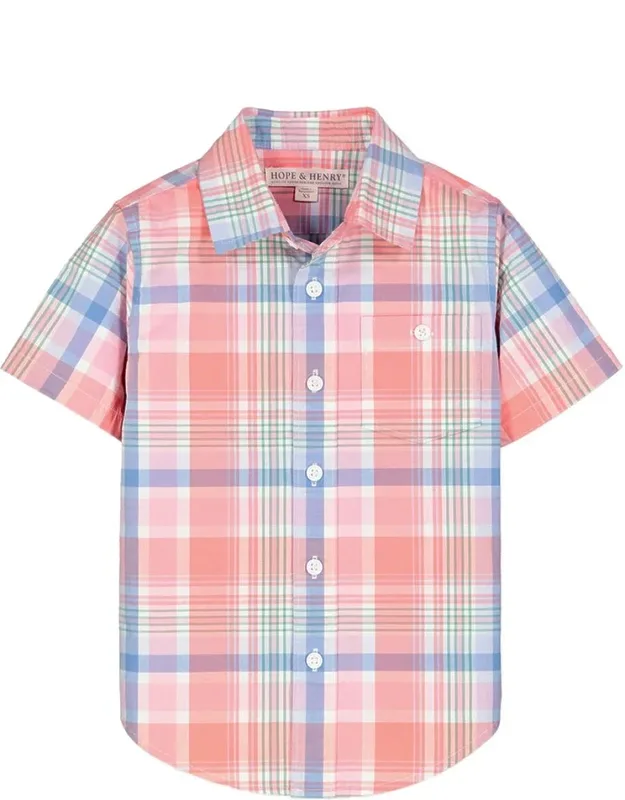 Stretch Poplin Short Sleeve Shirt