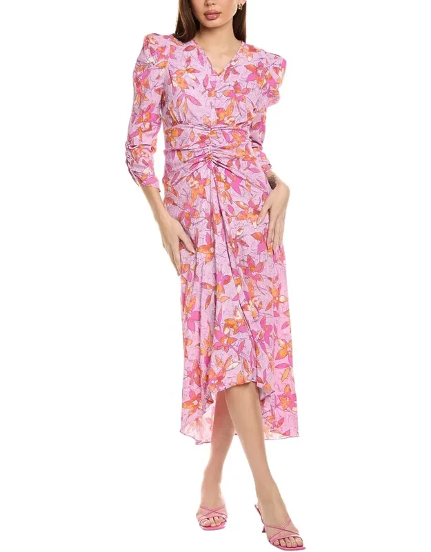 Silk-blended Maxi Dress