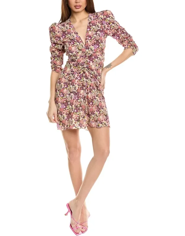 Silk-blended Midi Dress