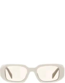 Light Brown Rectangular Sunglasses