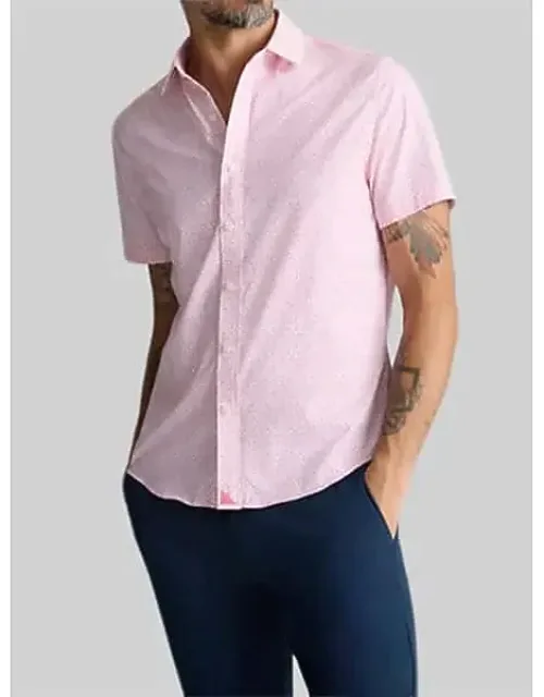 Slim Fit Performance Short Sleeve Button Up Shirt