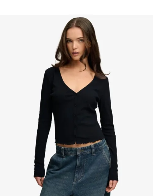 Athletic Essential Pointelle Cardigan