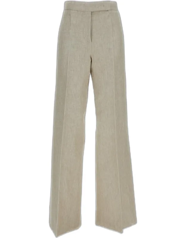 Athletic Trousers - Wide-leg, Mid-rise