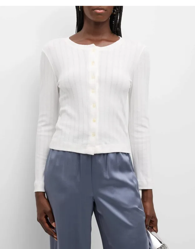 Classic Crewneck Cardigan