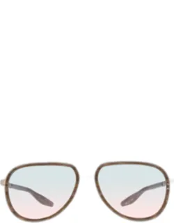 Cani Zyl And Titanium Aviator Sunglasses