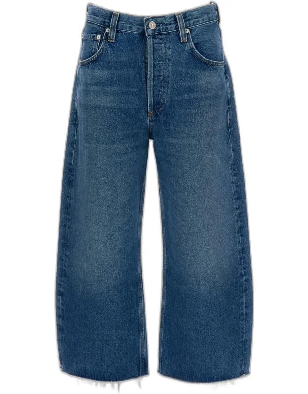 Ayla Raw Hem Cropped Jeans