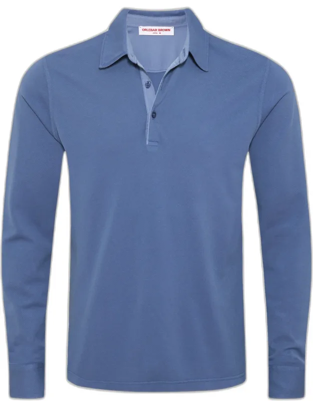 Garment Dyed Pique Polo Shirt