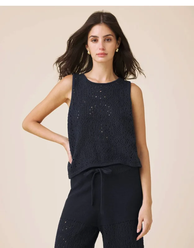 Beckham Crochet Sweater Tank