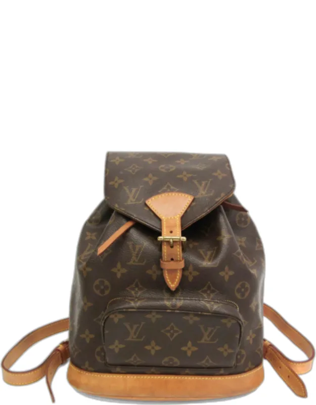 Montsouris Mm Backpack With Drawstring Closure And Adjustable Straps