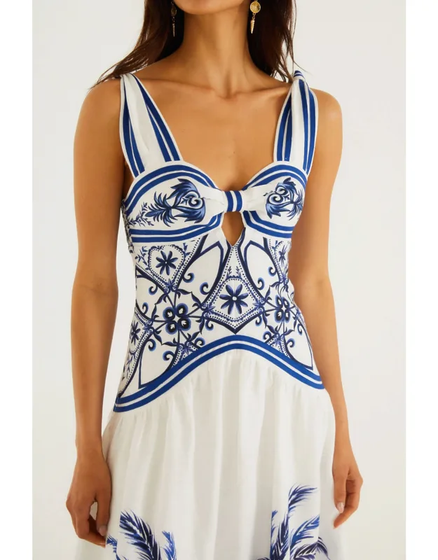 Wonderful City Euroflax Premium Linen Maxi Dress