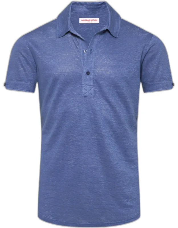 Tailored Linen Polo Shirt