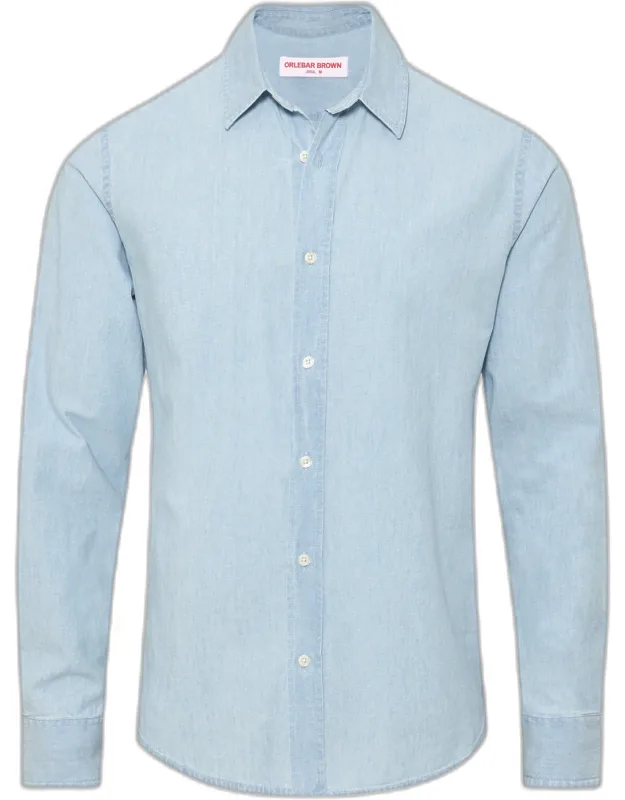 Tailored Chambray Long Sleeve Shirt