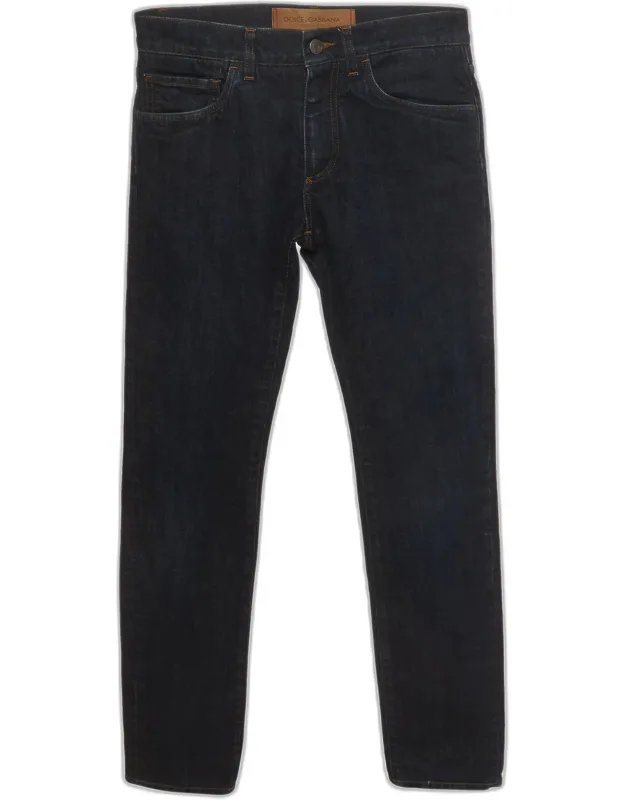 Stretch Denim Straight Fit Jeans