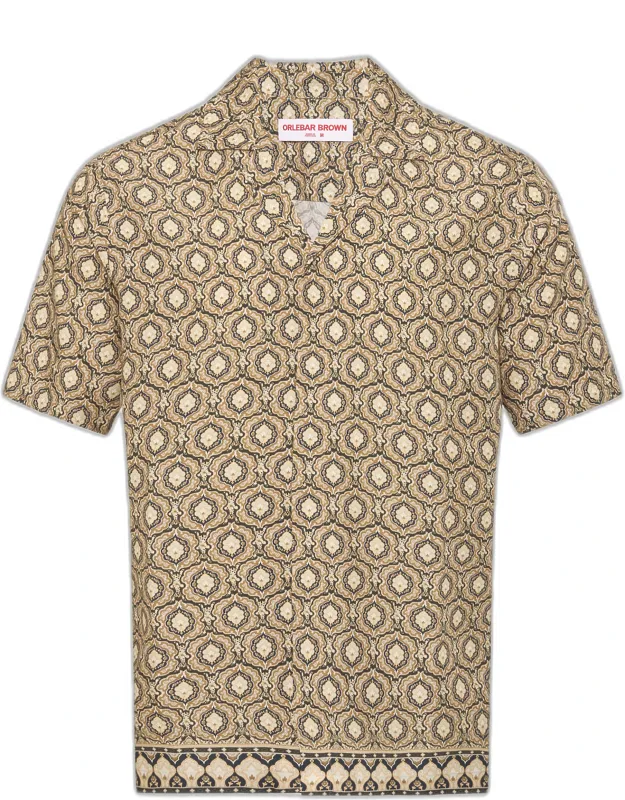 Passetto Printed Linen Shirt