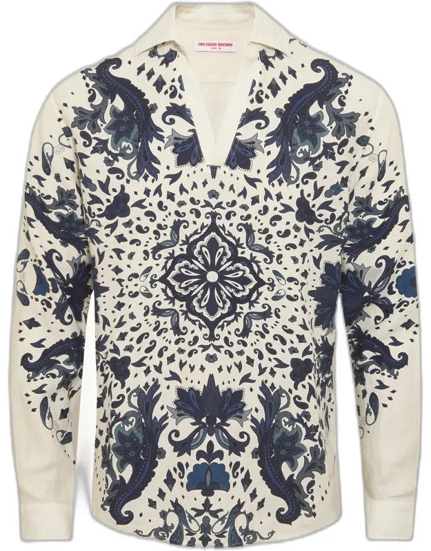 Linen Mirabello Long Sleeve Shirt