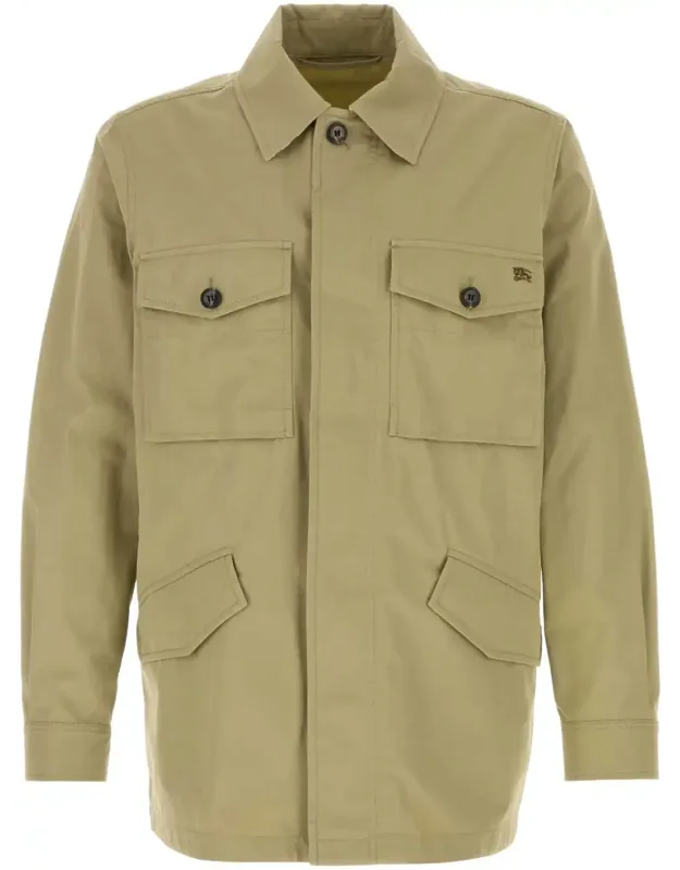 Sage Green Cotton Overcoat