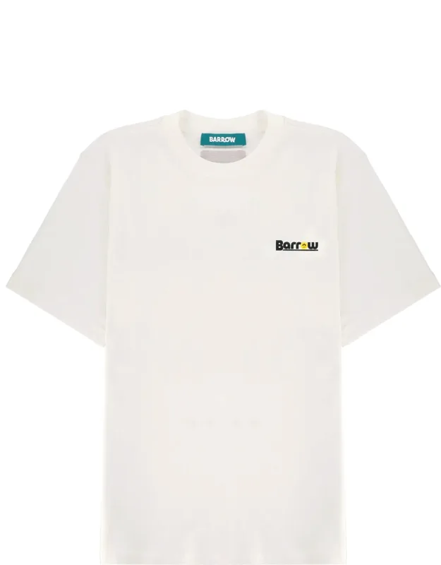T-shirt With Logo And Print