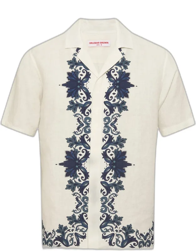 Mirabello Border Linen Shirt