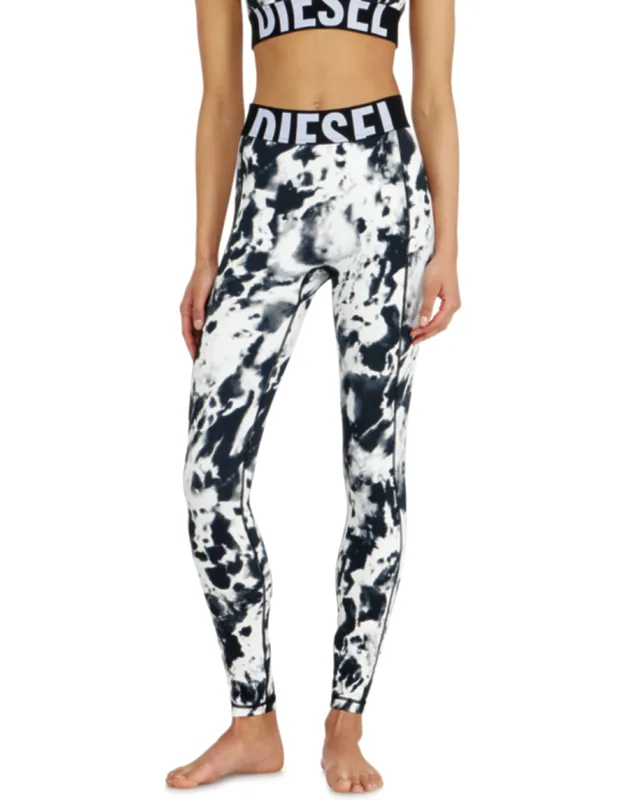 Leggings In Printed Microfibre