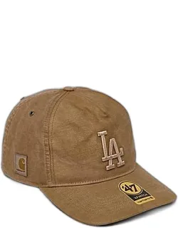 '47 X Carhartt Los Angeles Dodgers Hitch Snapback Hat - Structured Mid-fit Crown, Adjustable Snapback Closure