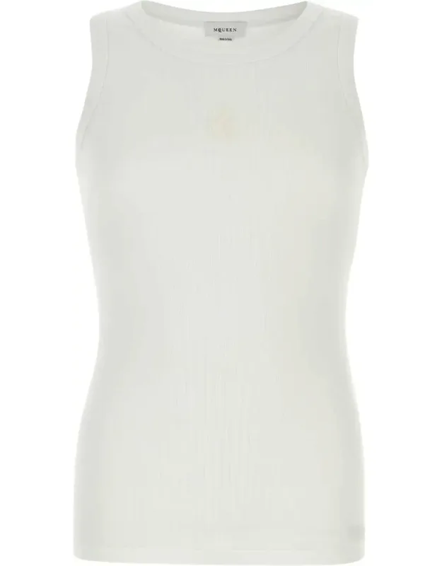 Stretch Cotton Tank Top