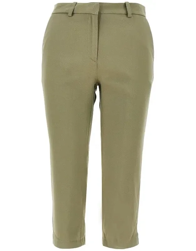 Lior Twill Capri Pants