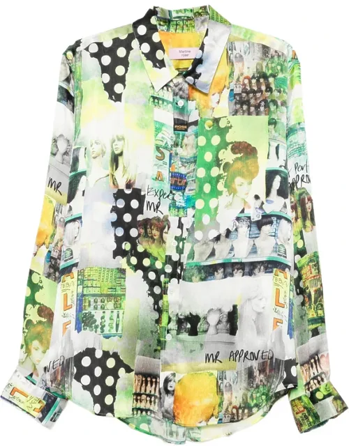 Graphic-print Long-sleeve Shirt