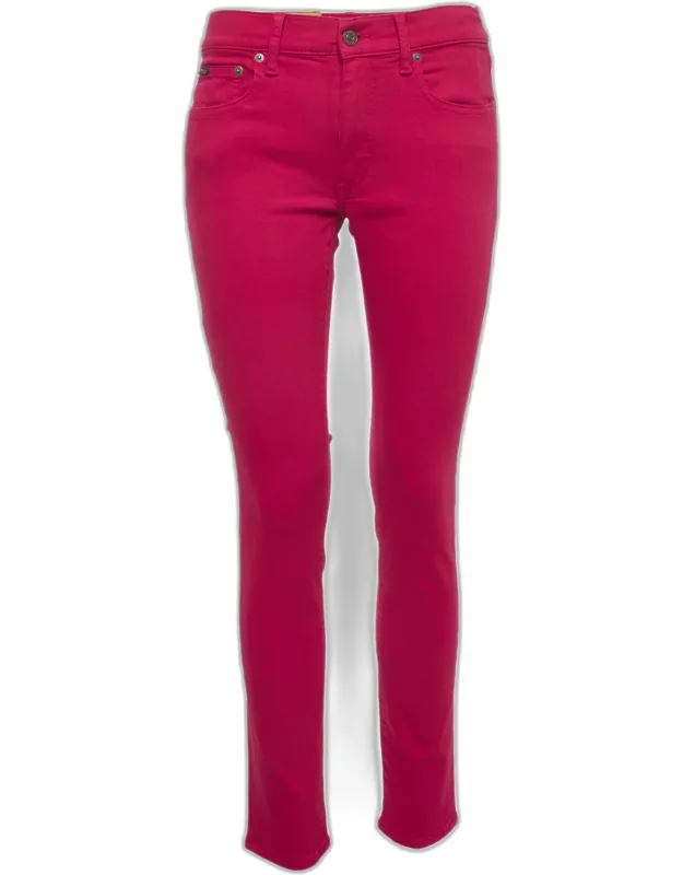 Pink Denim Skinny Jeans