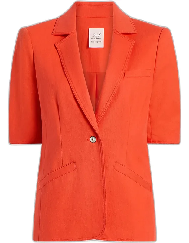 Short-sleeve Blazer