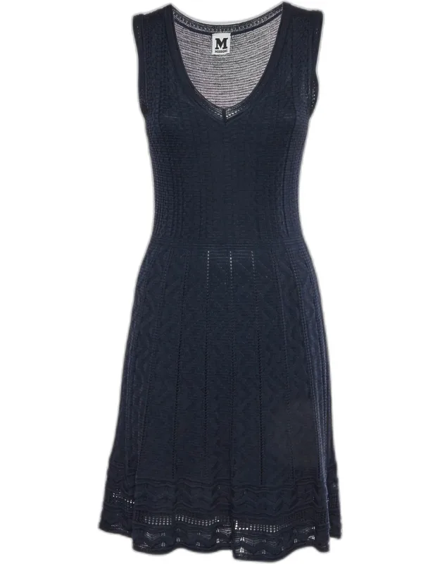 Knit Sleeveless V-neck Dress