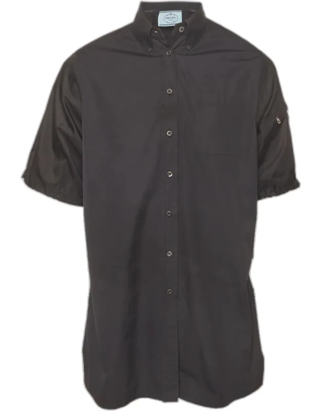 Cotton Triangle Logo Short Sleeve Shirt