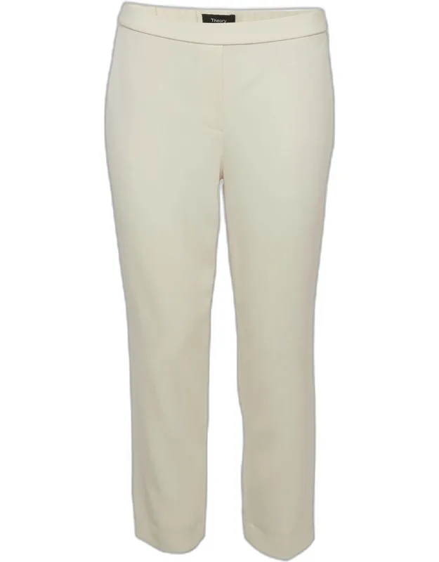 Textured Crepe Regular Fit Trousers