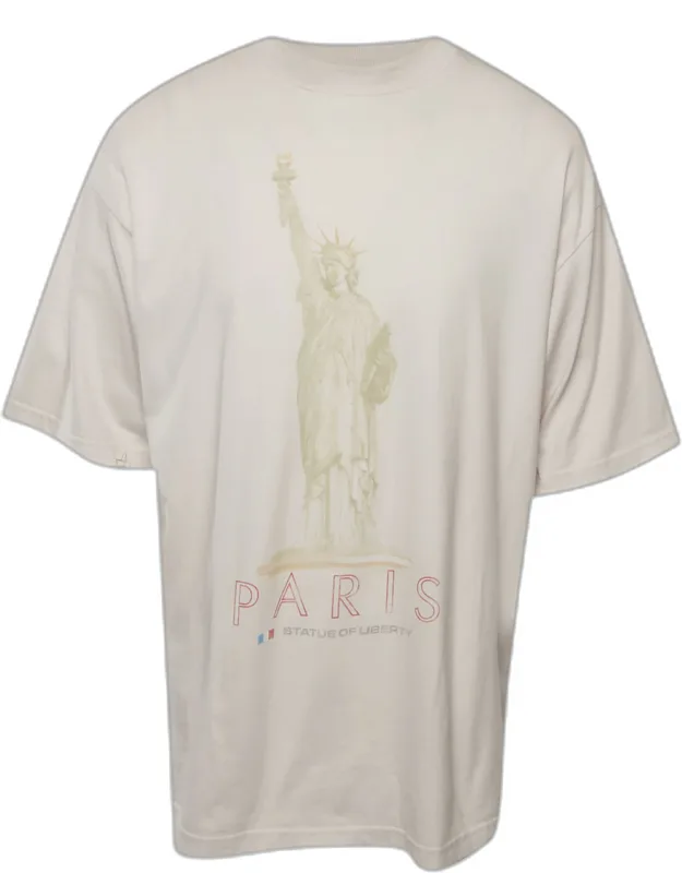 Off-white Statue Of Liberty Distressed T-shirt