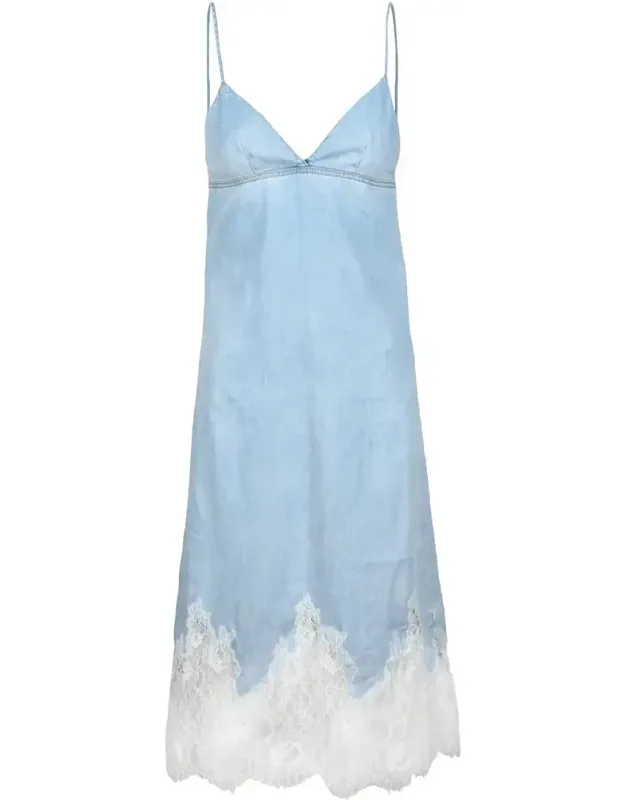 _long Dress - Lace With Zip Closure_