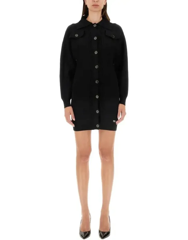Ribbed Mini Dress