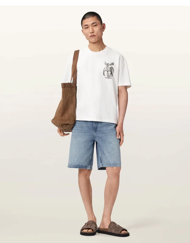 Relaxed Fit Denim Shorts