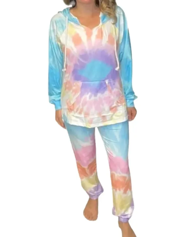 Woodstock Tie Dye Jogger Set