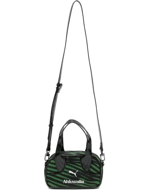 Mesh-knit Cross Body Bag