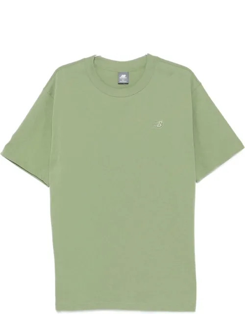 Logo-embroidered T-shirt