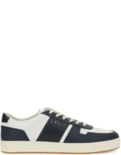 H-tv Sneaker With Cushioned Sole And Rounded Toe Design