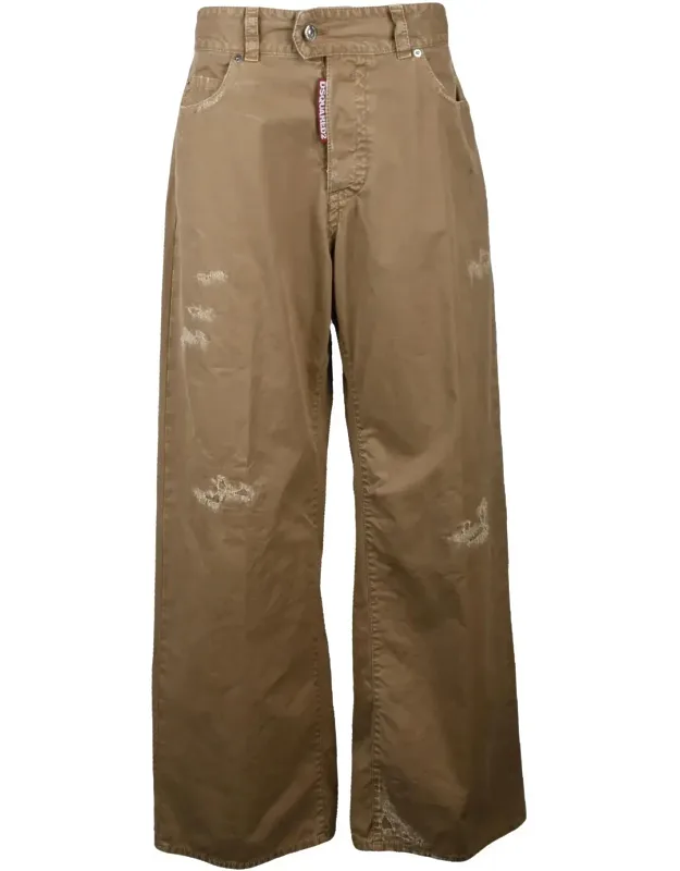 Wide-leg Trousers
