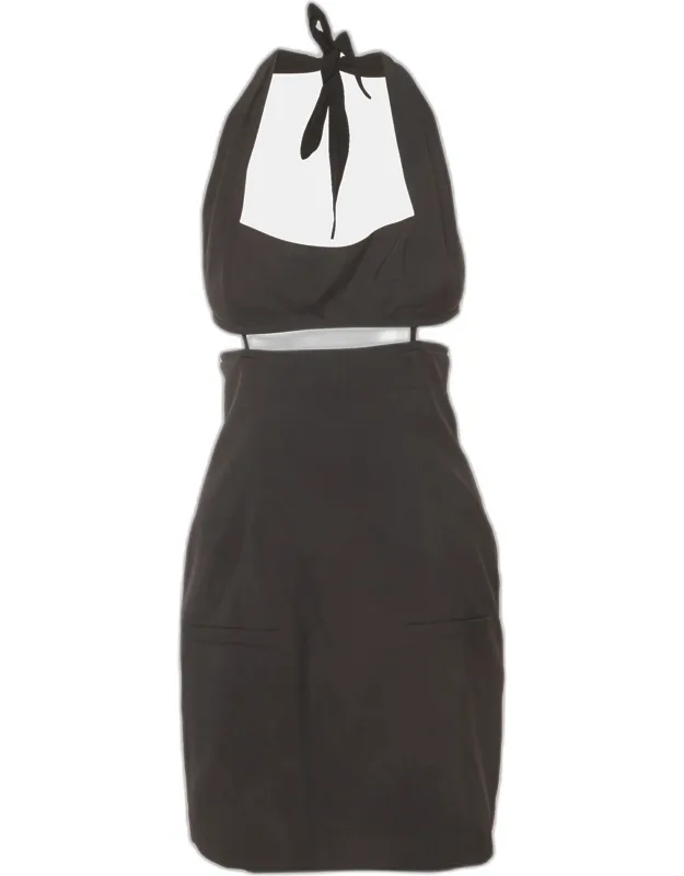 Wool Backless Dress