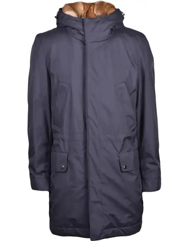 Padded Parka With Functional Pockets