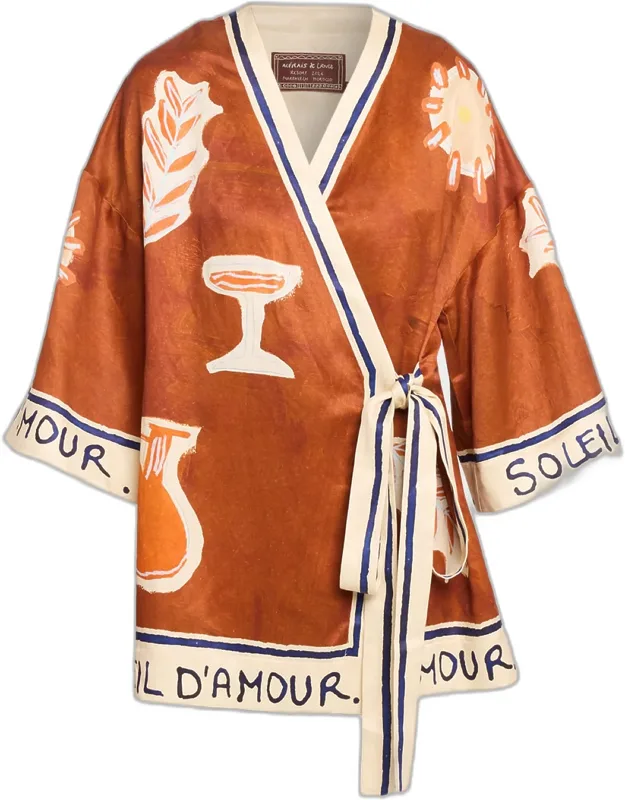 Soleil D'amour Wrap Mini Dress