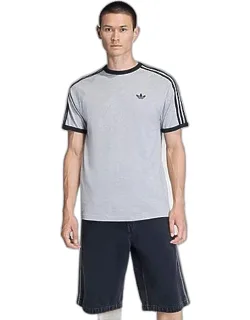 Original Apparel Name: Adidas Men's Originals Adicolor Sport 3-stripes T-shirt In Medium Grey Heather  
Revised Apparel Name: Sport 3-stripes T-shirt