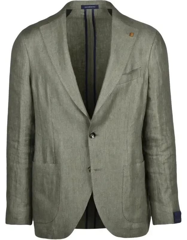 Rounded Linen Jacket