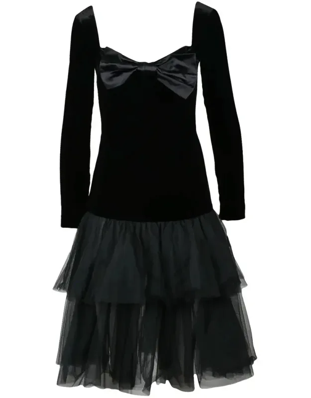 Velvet And Tulle Dress